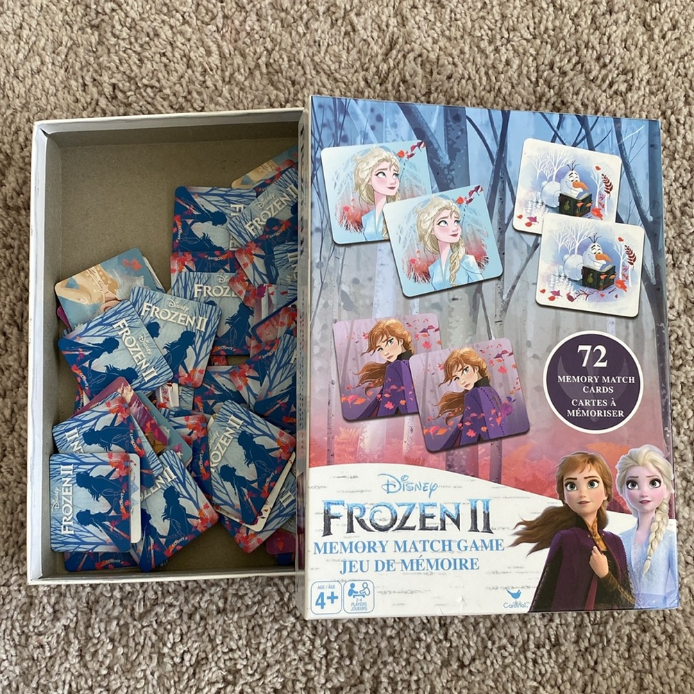 Dora The Explorer Disney Frozen II & Despicable Me Memory Match Game Toy Bundle - Picture 3 of 5
